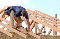 Denham End roof trusses